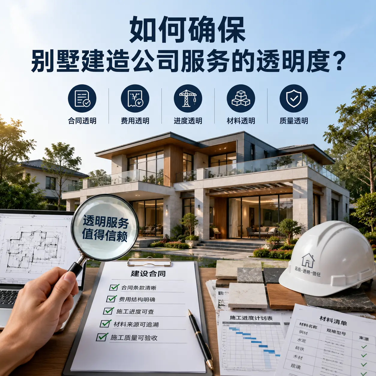 在 镇宁 如何确保别墅建造公司服务的透明度?