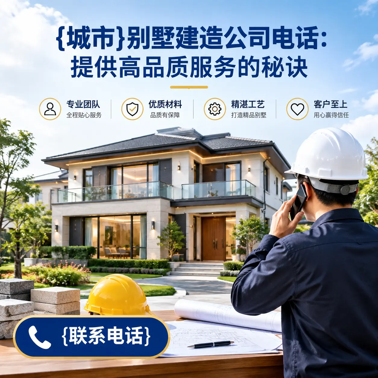 镇宁别墅建造公司电话:提供高品质服务的秘诀