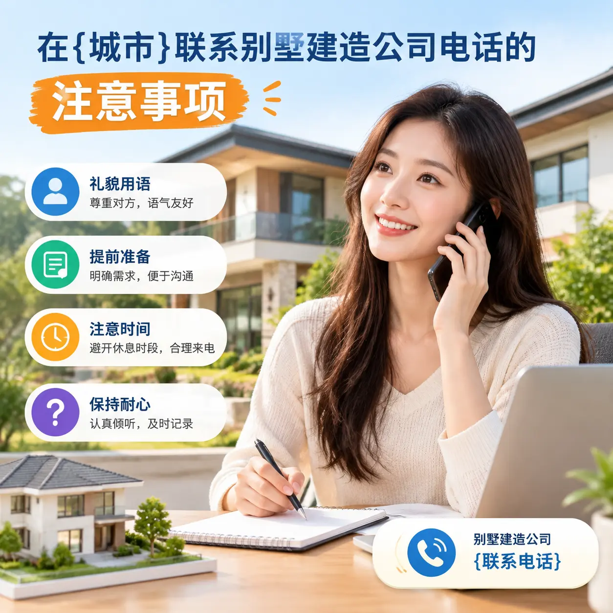 在镇宁联系别墅建造公司电话的注意事项