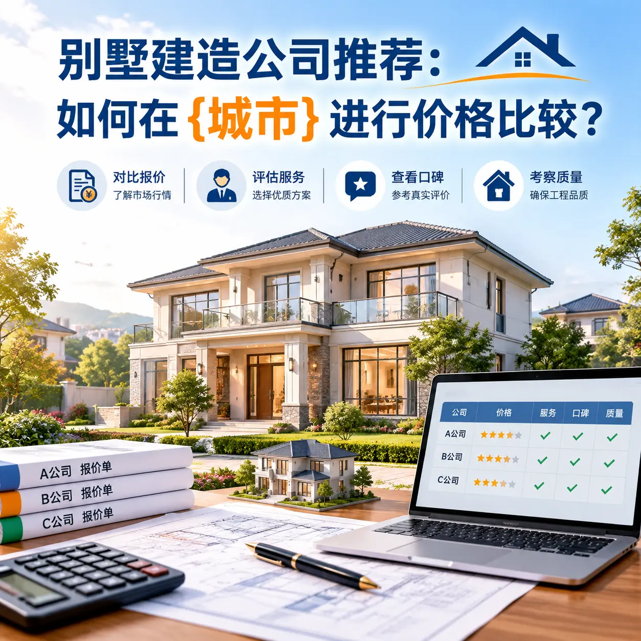 别墅建造公司推荐：如何在 镇宁 进行价格比较？