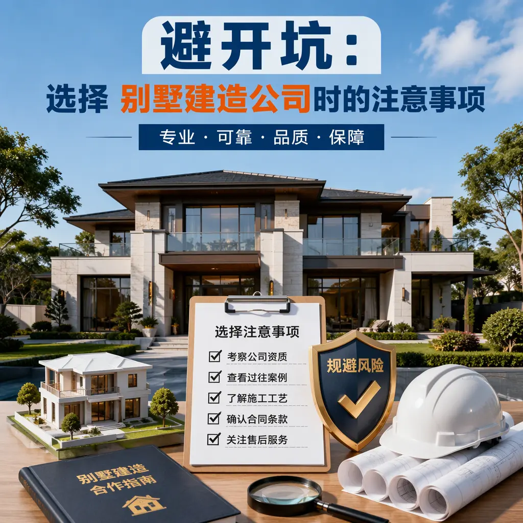 避开坑:选择 镇宁 别墅建造公司时的注意事项
