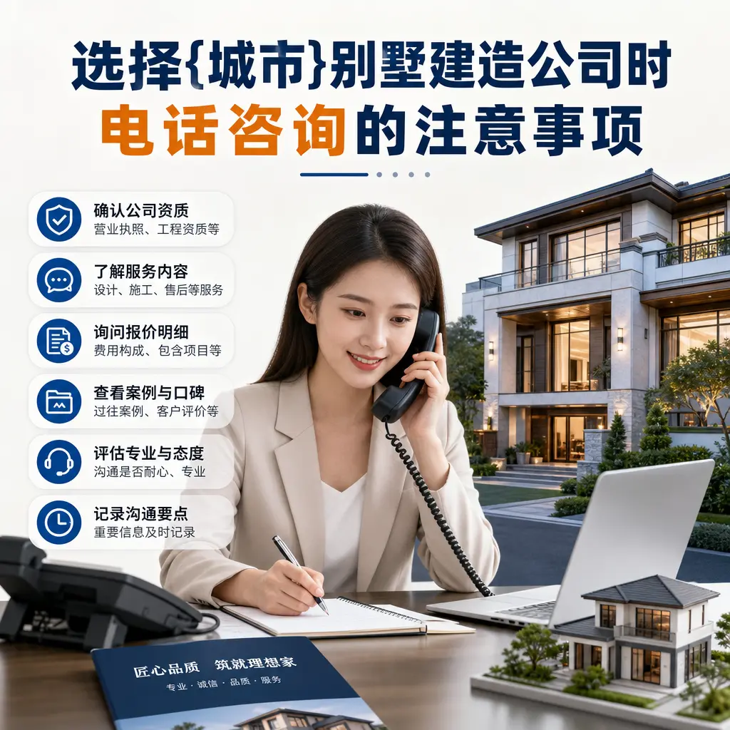 选择镇宁别墅建造公司时，电话咨询的注意事项