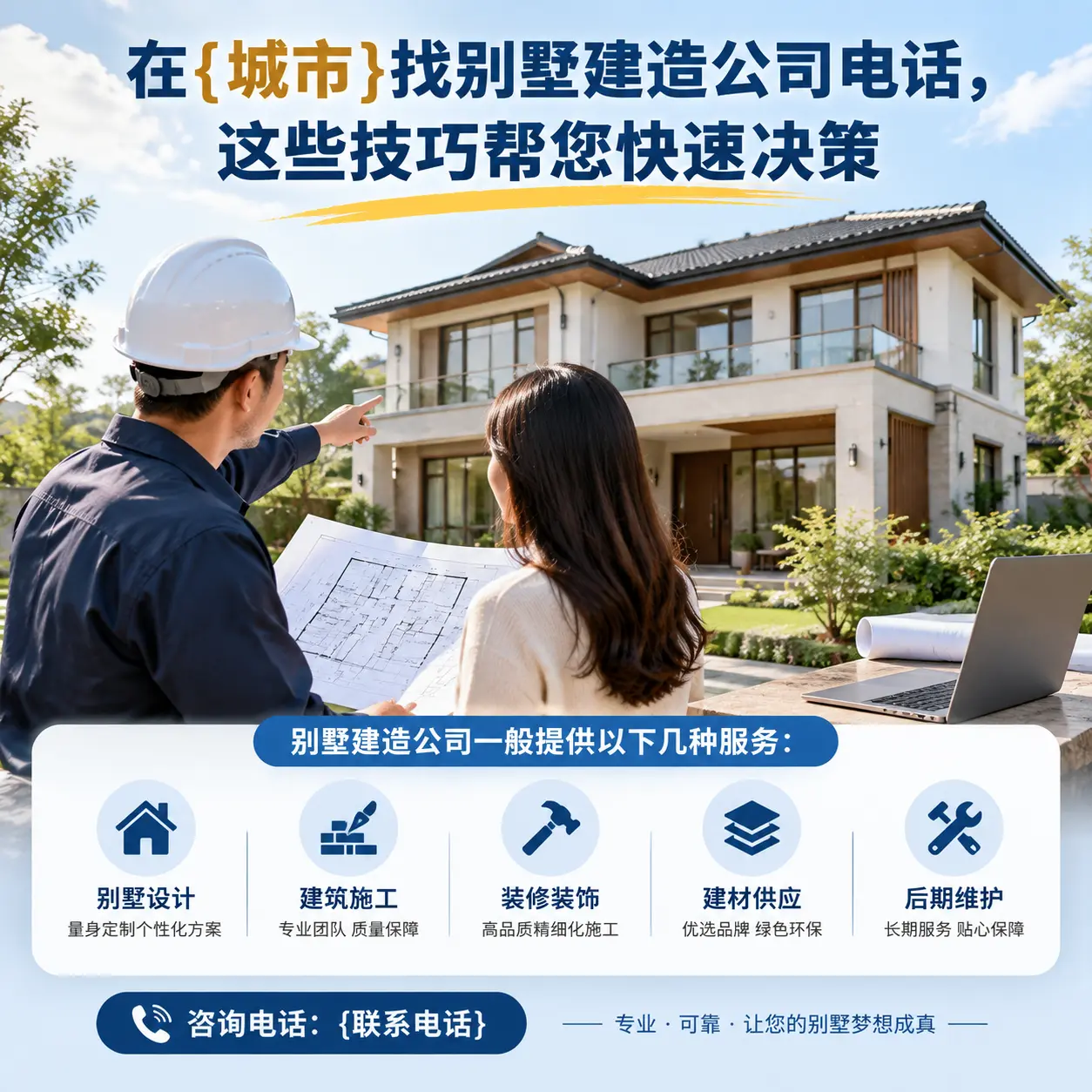 在镇宁找别墅建造公司电话，这些技巧帮您快速决策