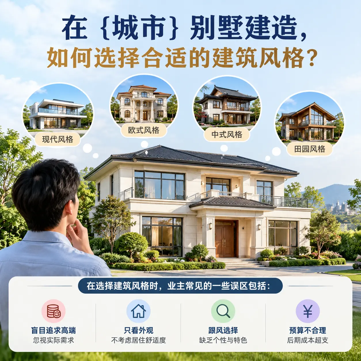 在 镇宁 别墅建造,如何选择合适的建筑风格?