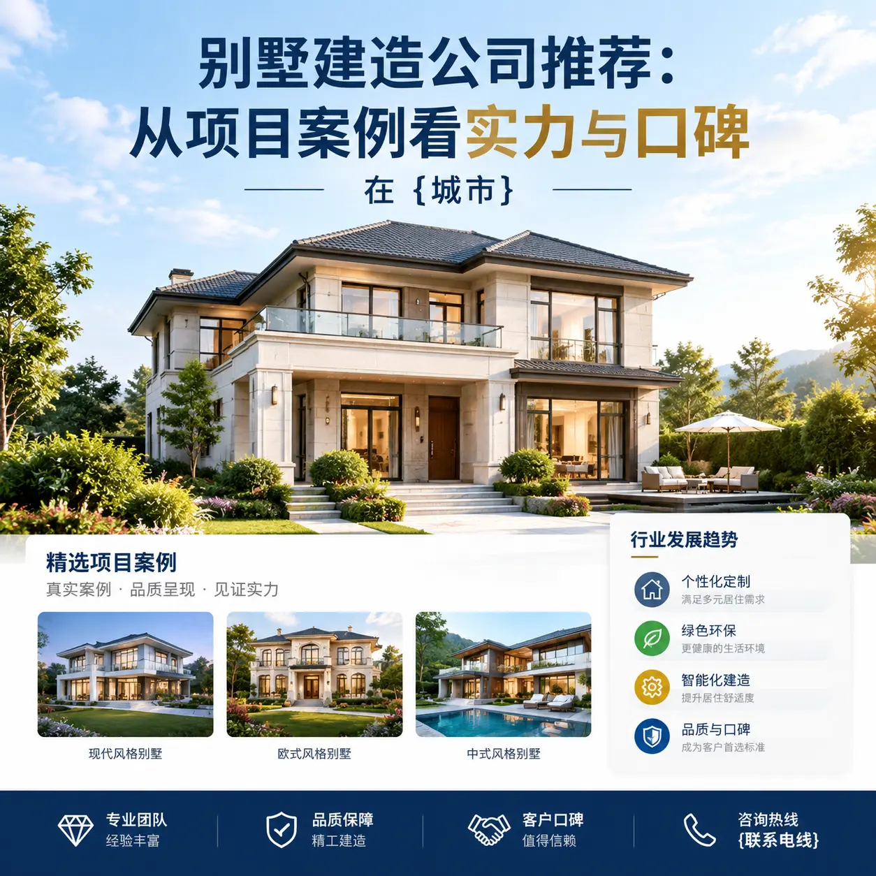 别墅建造公司推荐：从项目案例看实力与口碑在 镇宁